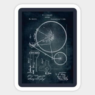 Bicycle patent Sticker